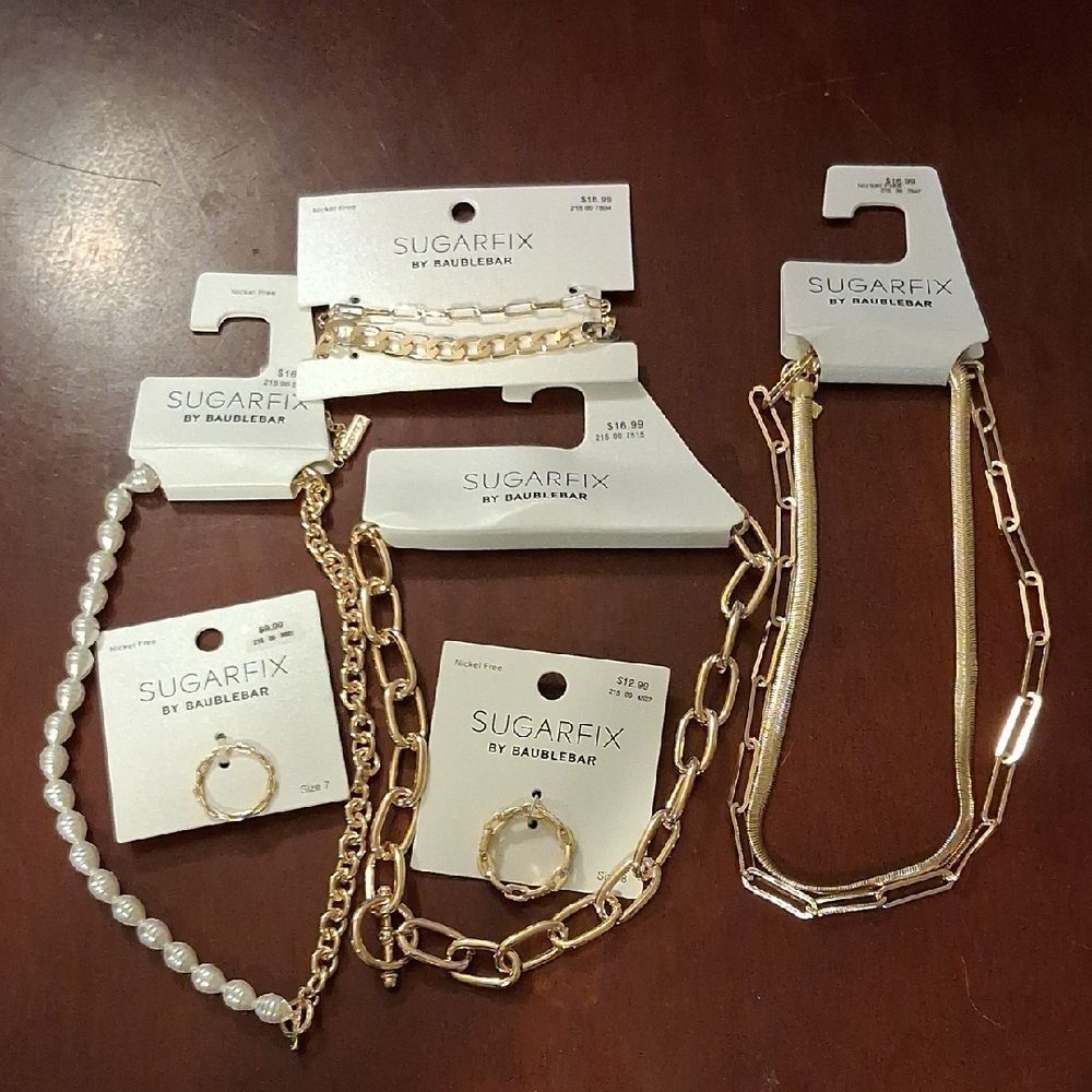 Bundle Sugarfix By Baublebar Jewelry New With Tags